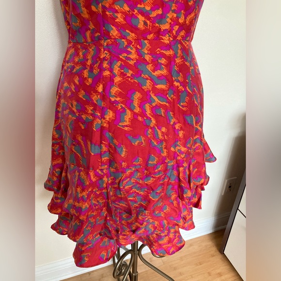 RACHEL ZOE 100% Silk Ruffle Dress - Picture 10 of 16